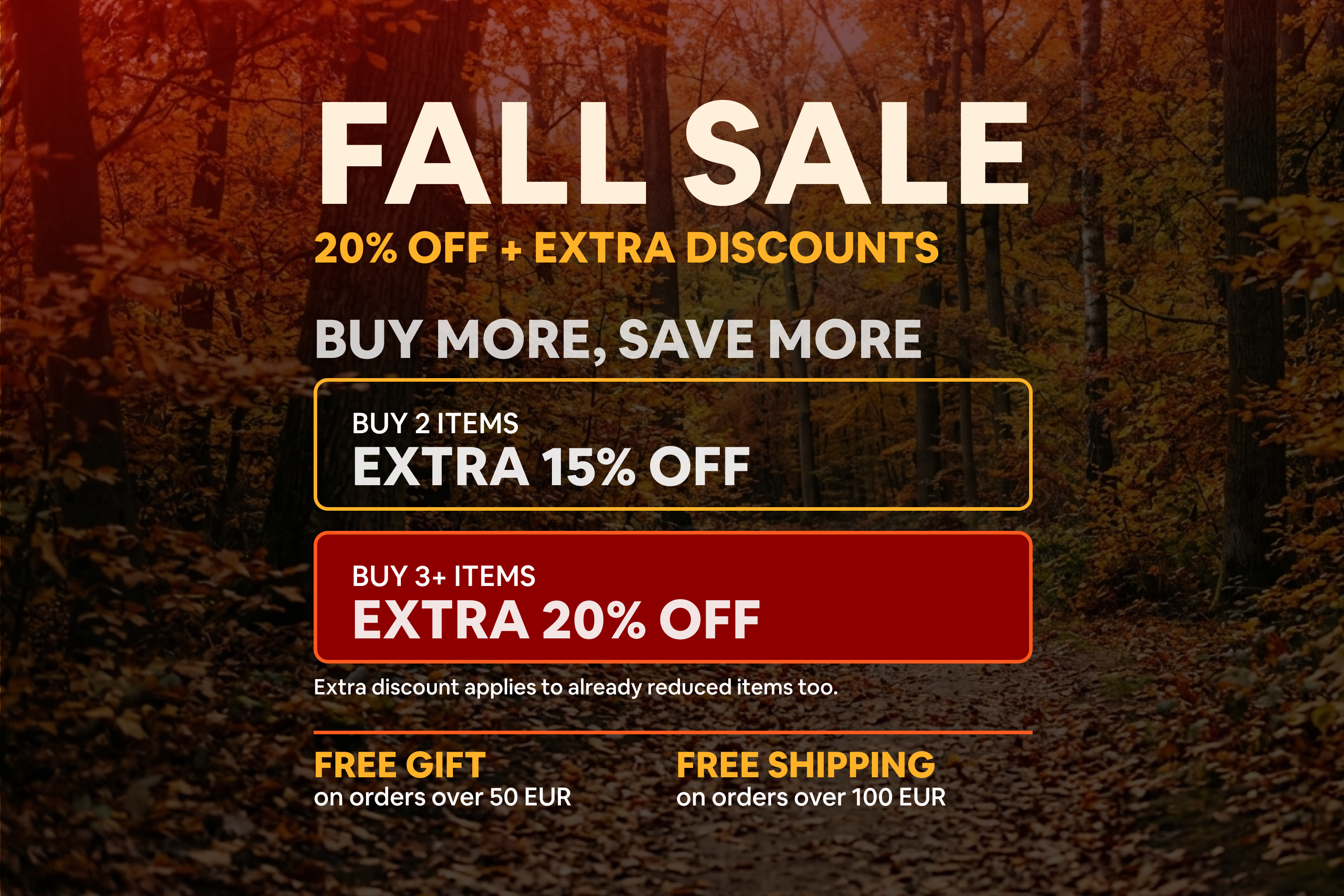 Fall sale