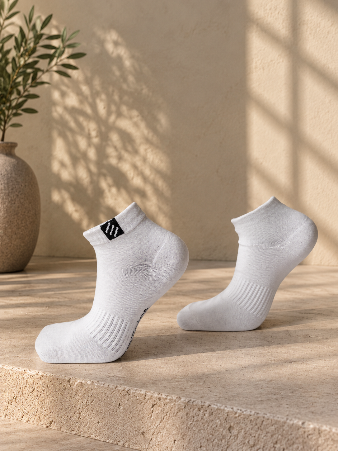Comfort Nízké Ponožky  | Bílé 