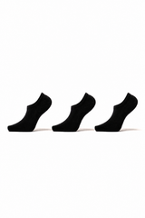 Premium Invisible Socks  | Black (3 pairs)