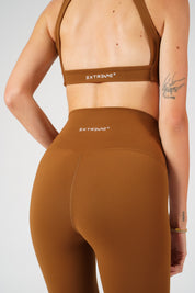 Leggings lunghi marroni Extreme Comfy