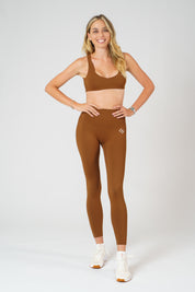 Leggings lunghi marroni Extreme Comfy