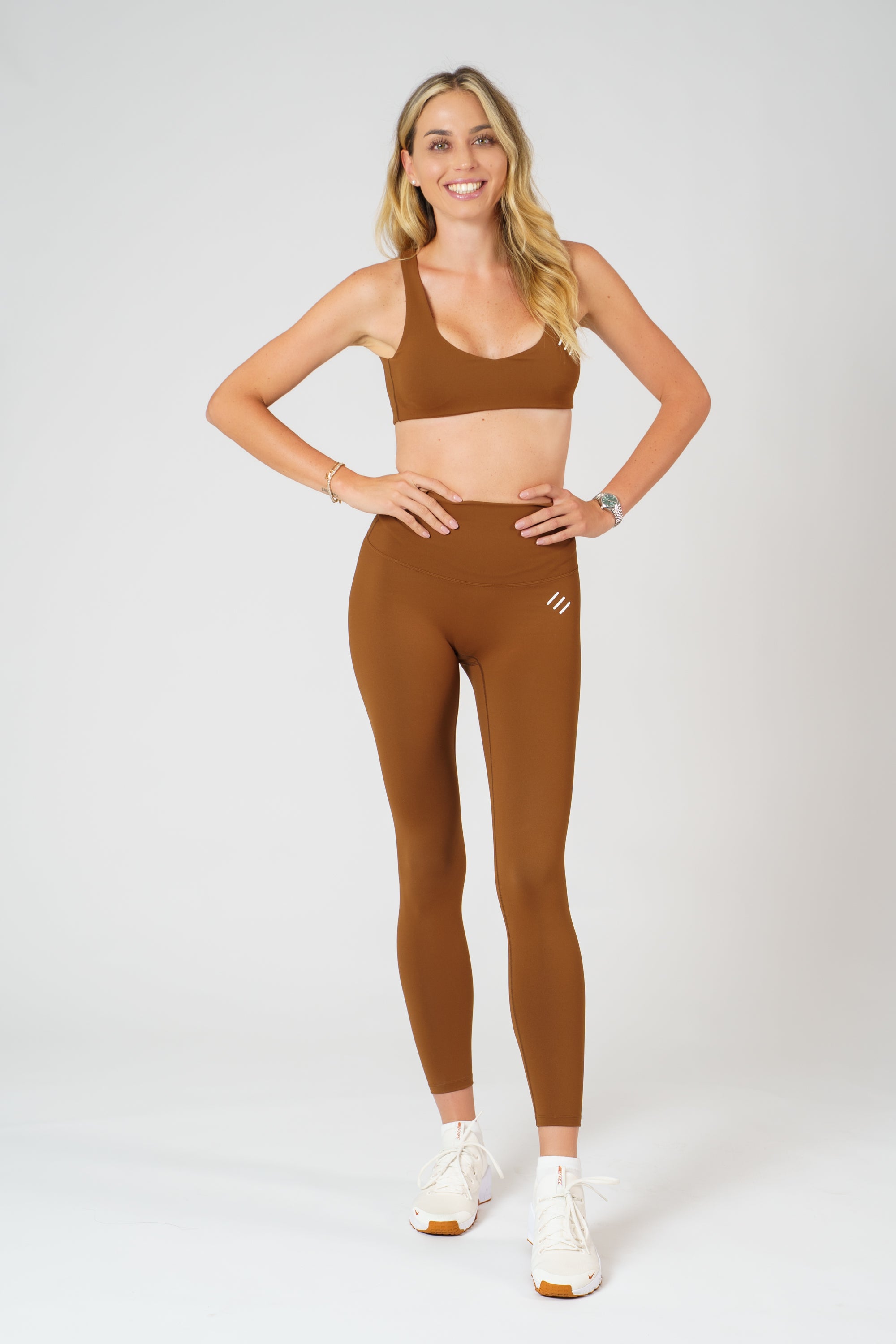 Leggings lunghi marroni Extreme Comfy