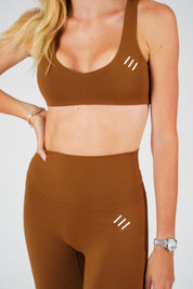 Leggings lunghi marroni Extreme Comfy