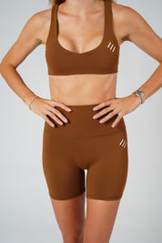 Krátké legíny hnědé Extreme Comfy