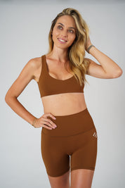 Krátké legíny hnědé Extreme Comfy