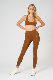 Leggings lunghi marroni Extreme Comfy