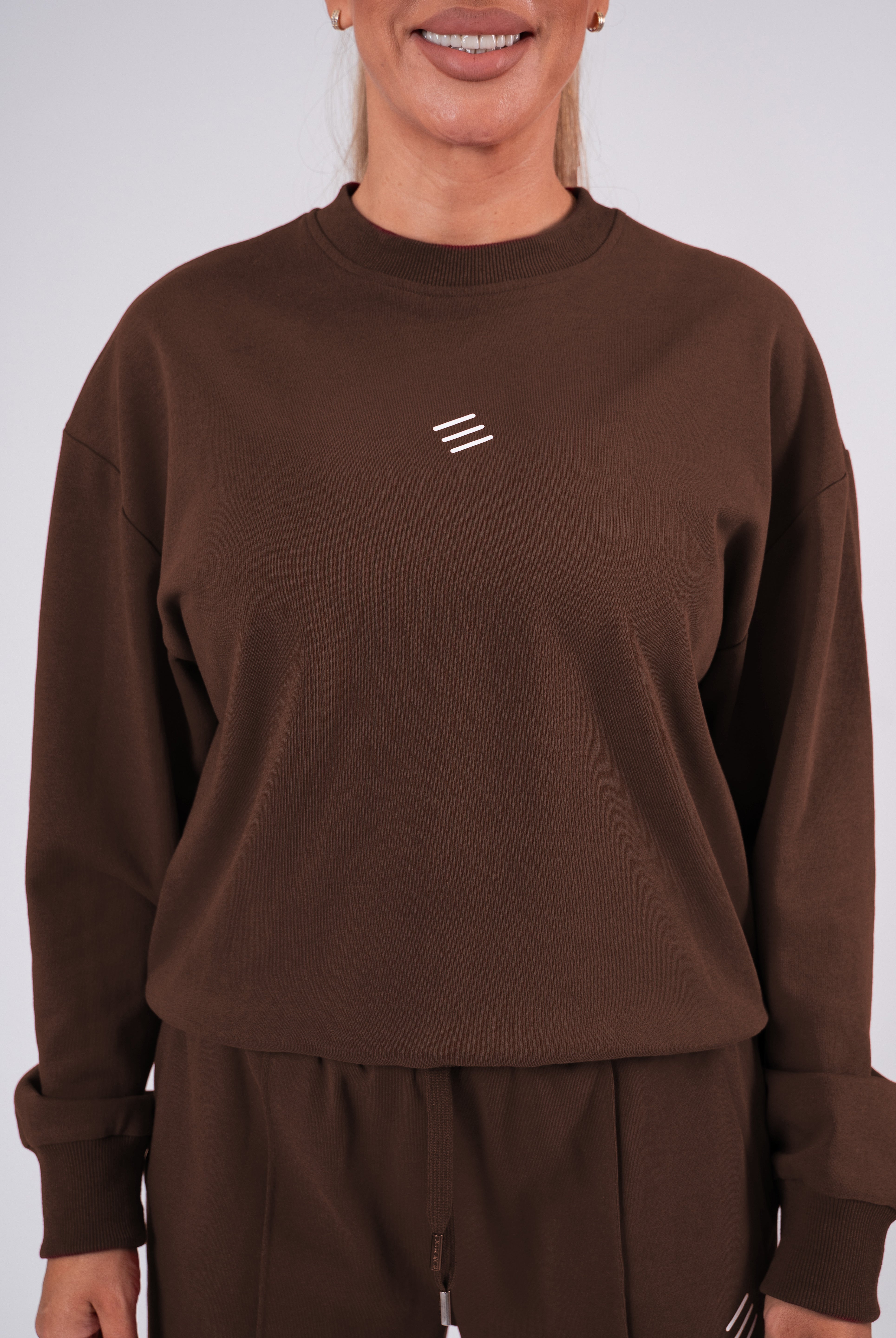 Pulover rjav Extreme Edge