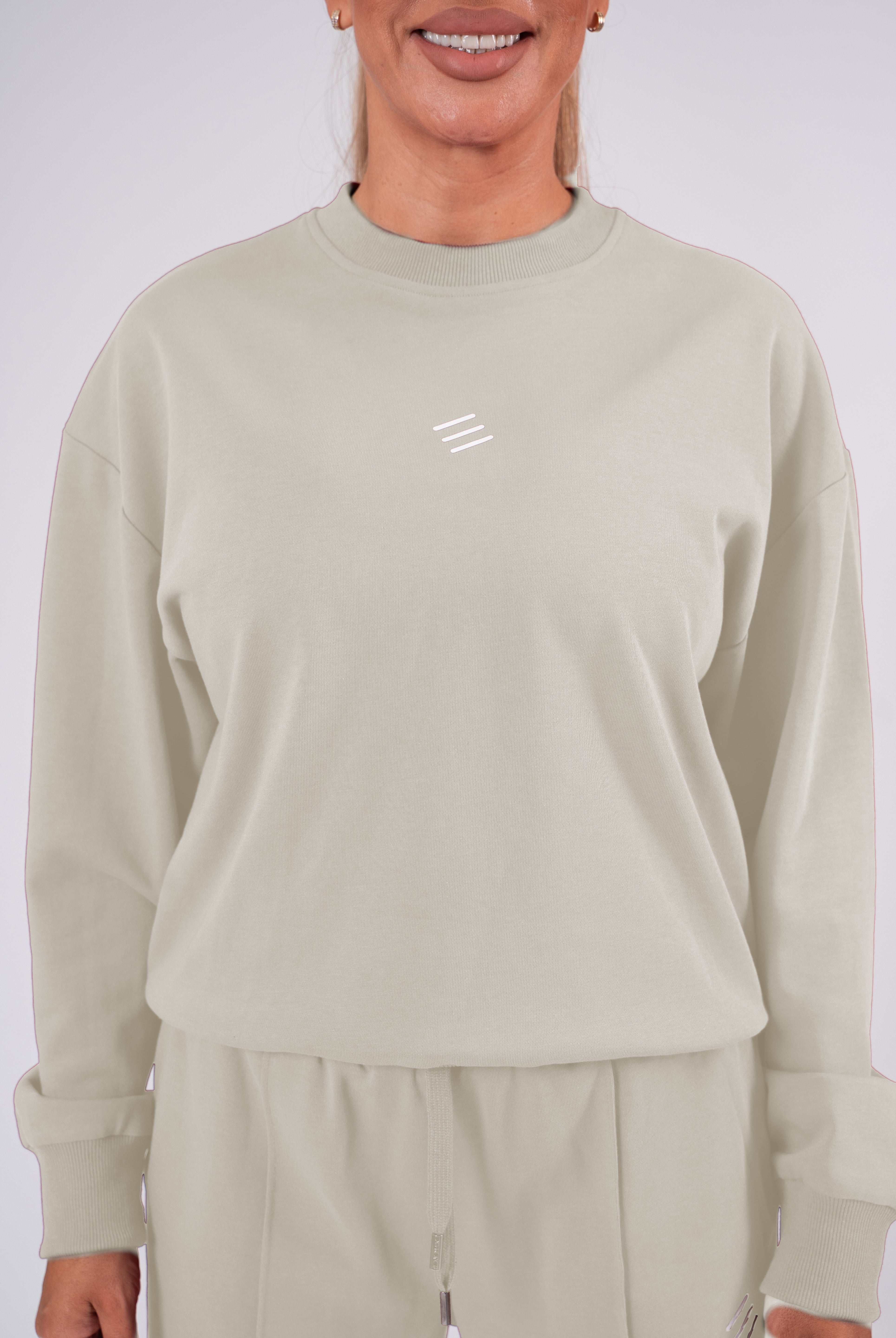 Felpa crema Extreme Edge