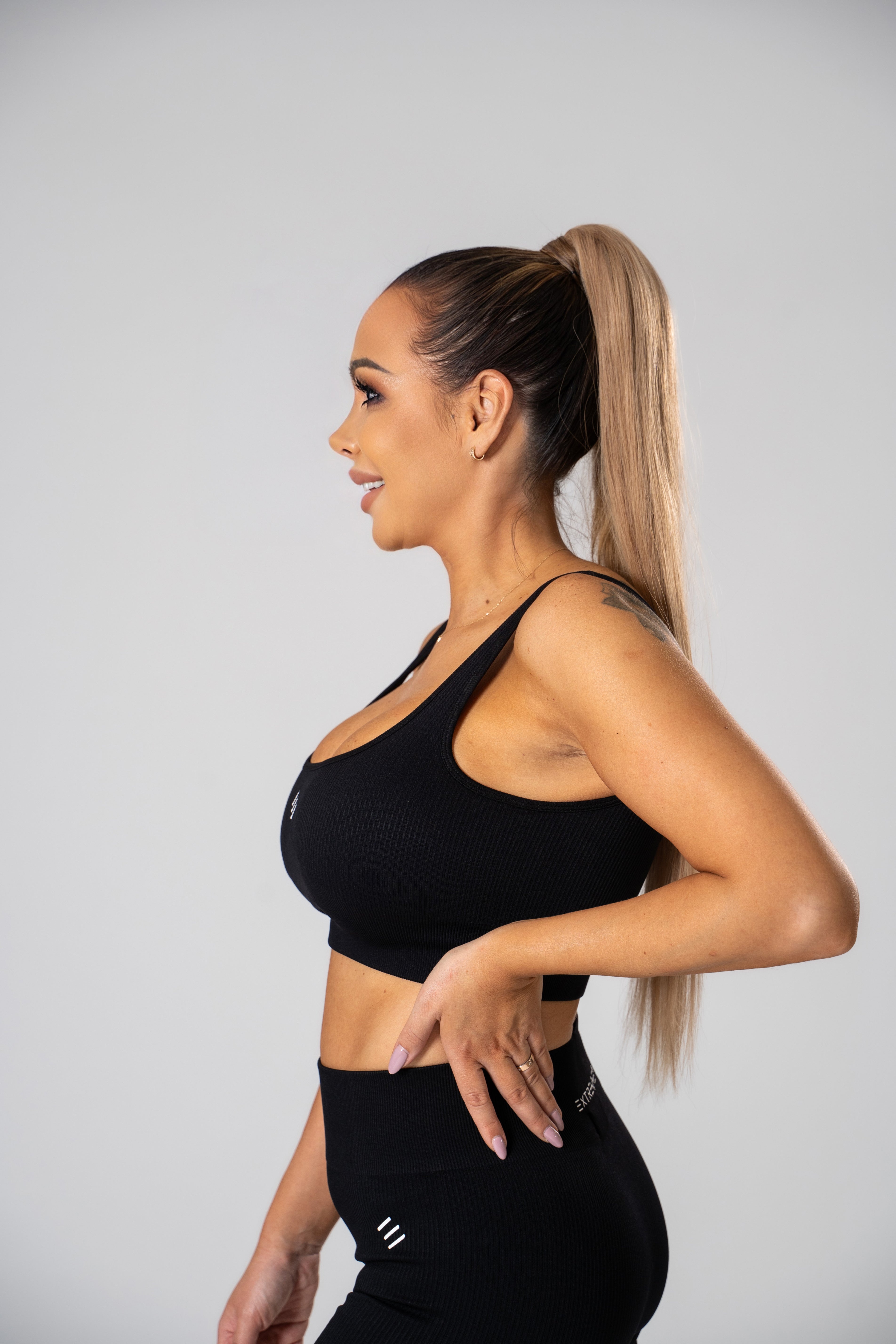 Reggiseno sportivo nero Extreme Vibe