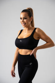 Reggiseno sportivo nero Extreme Vibe