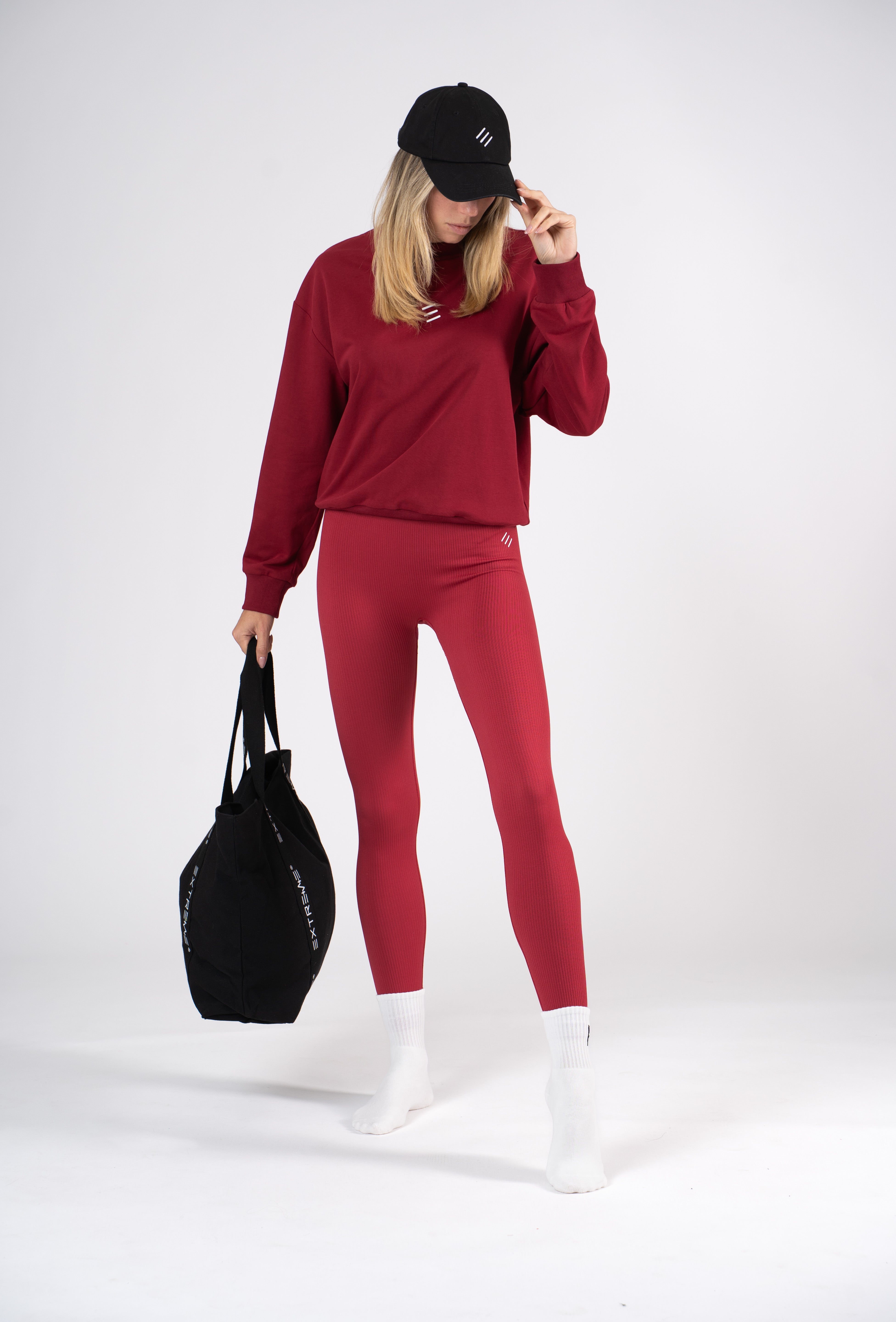 Leggings lunghi rossi Extreme Soft