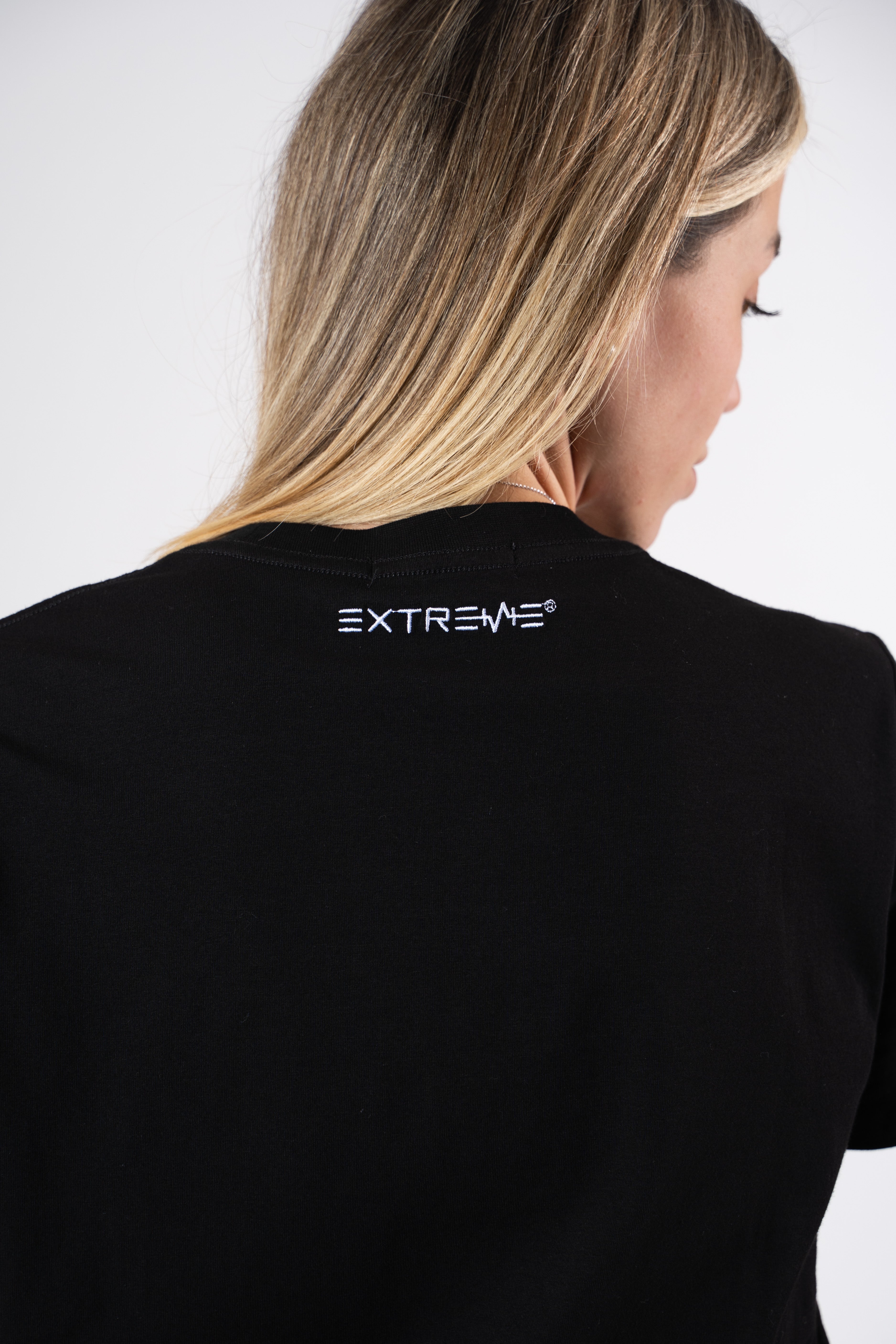 T-shirt oversize black Extreme Timeless