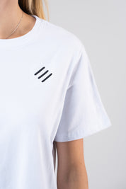 Maglietta corta bianca oversize Extreme Timeless