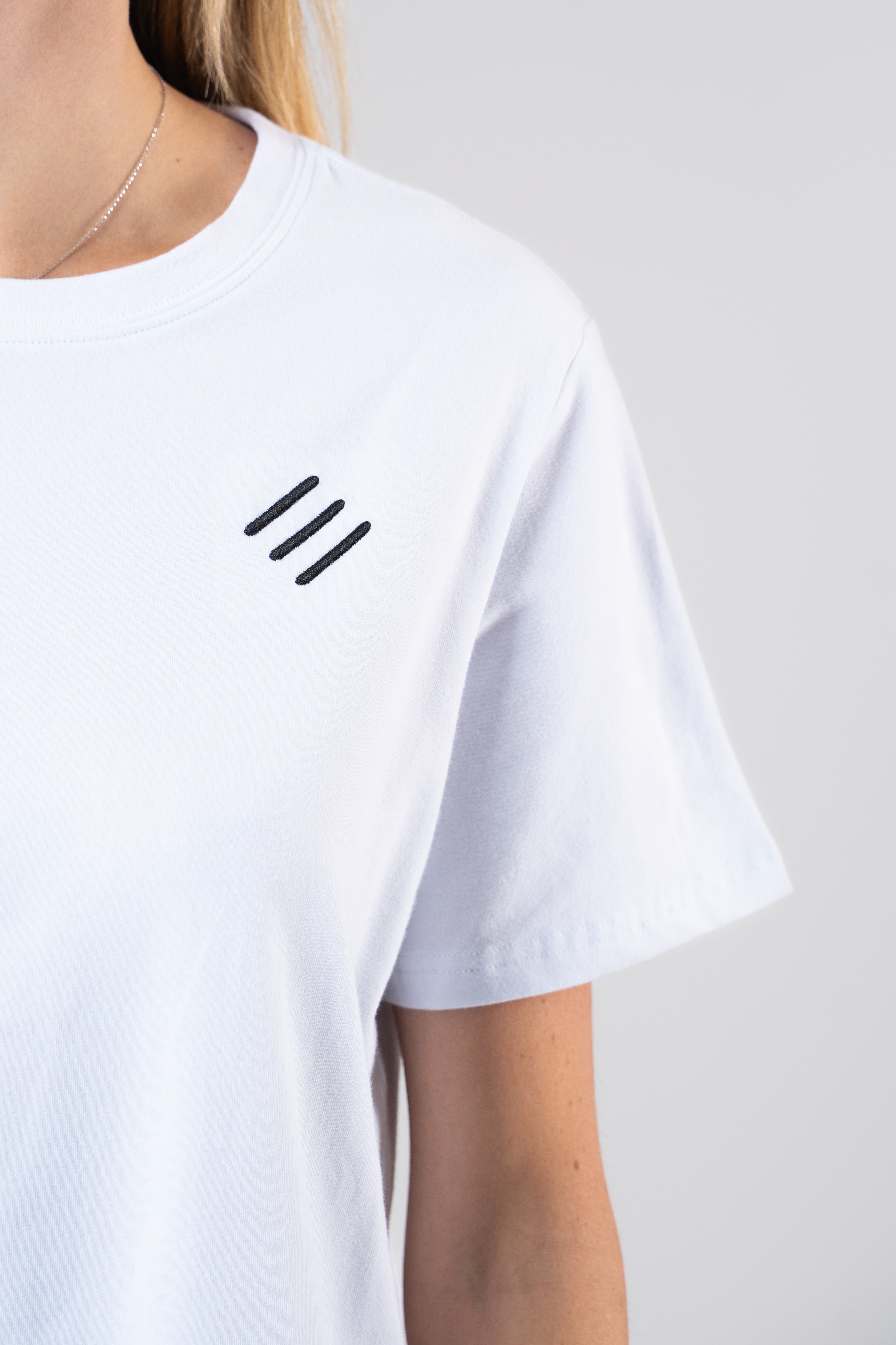 Maglietta corta bianca oversize Extreme Timeless