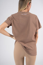 T-shirt oversize brown Extreme Timeless