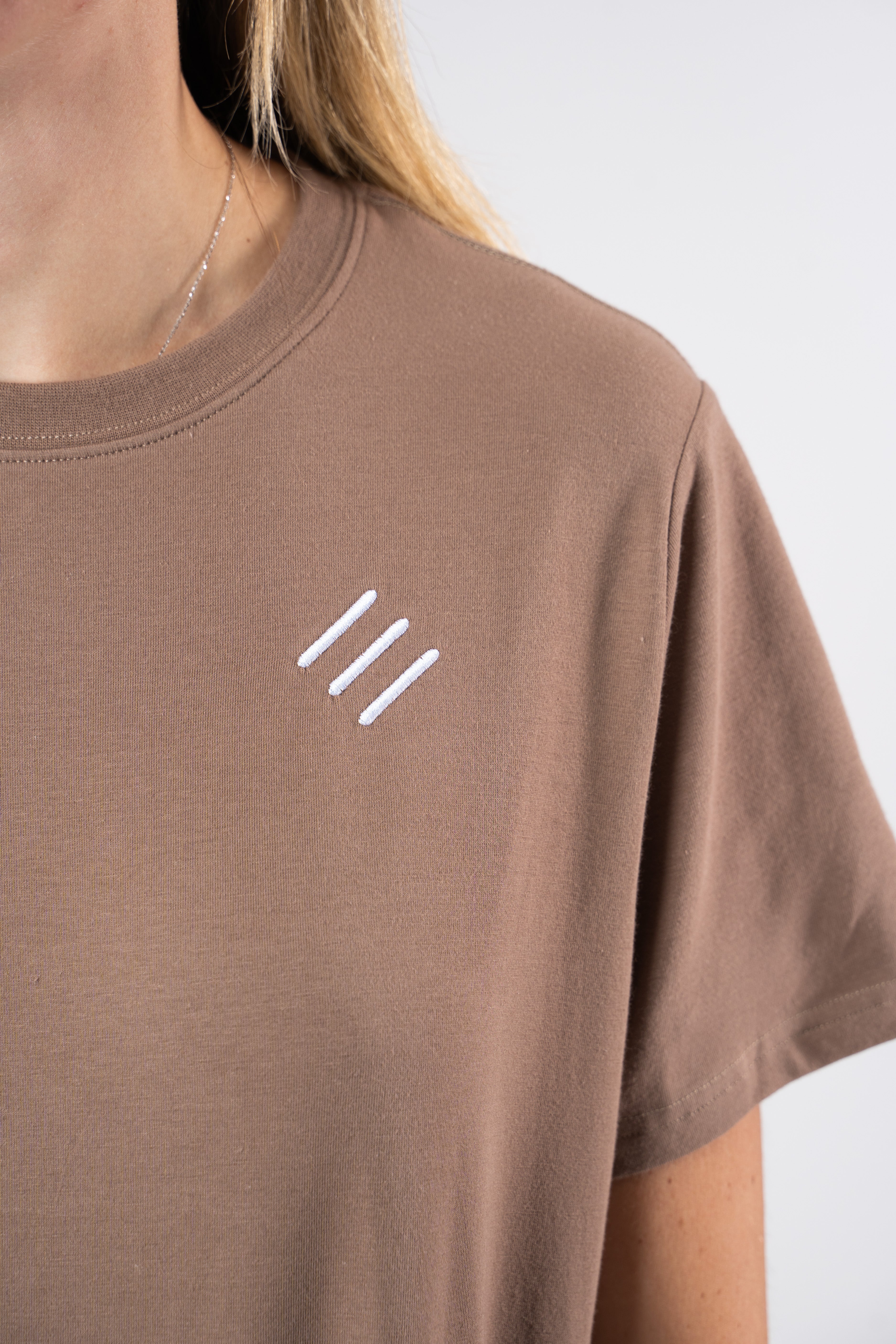 T-shirt oversize brown Extreme Timeless