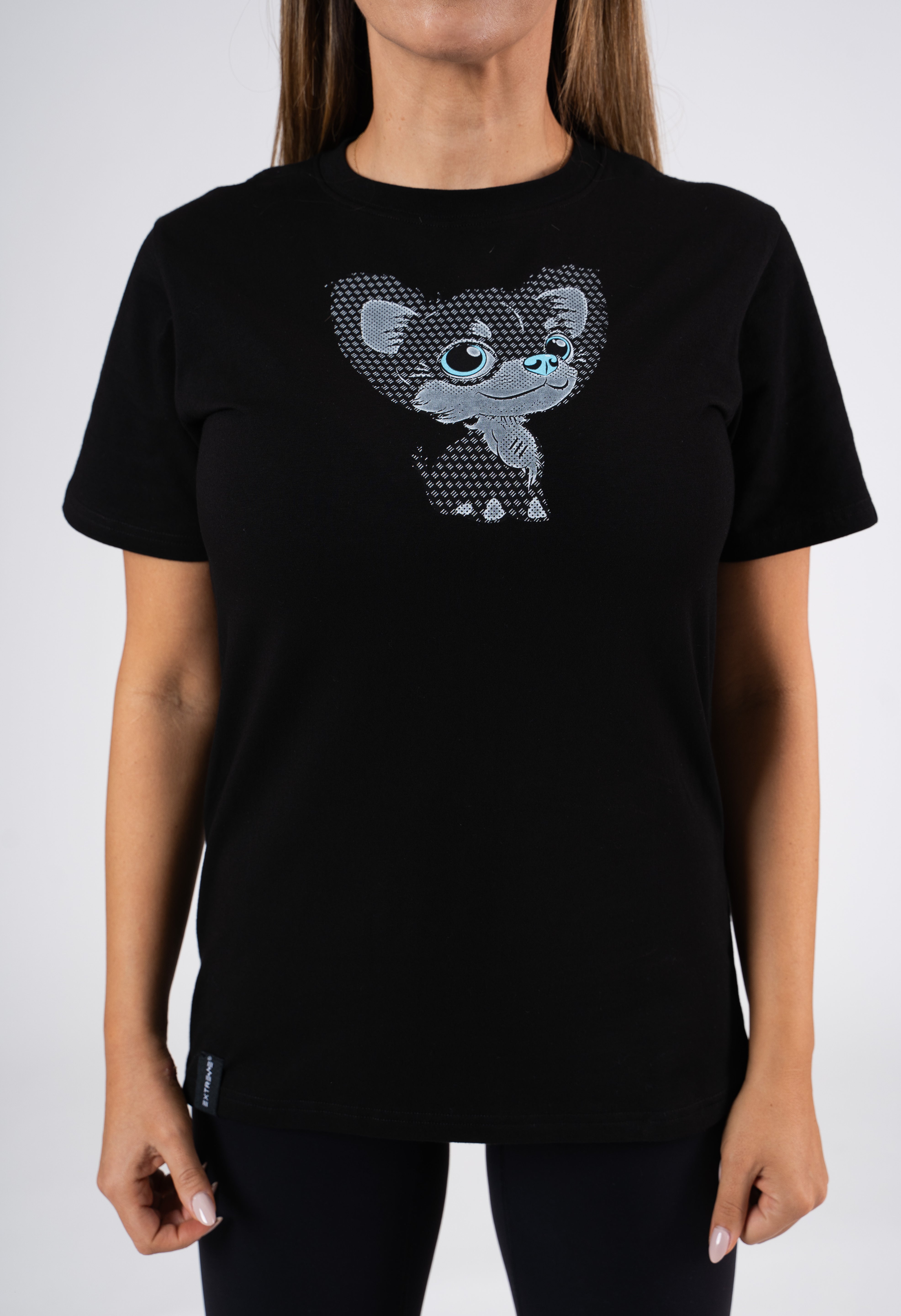 T-shirt regular black Extreme Mascotta