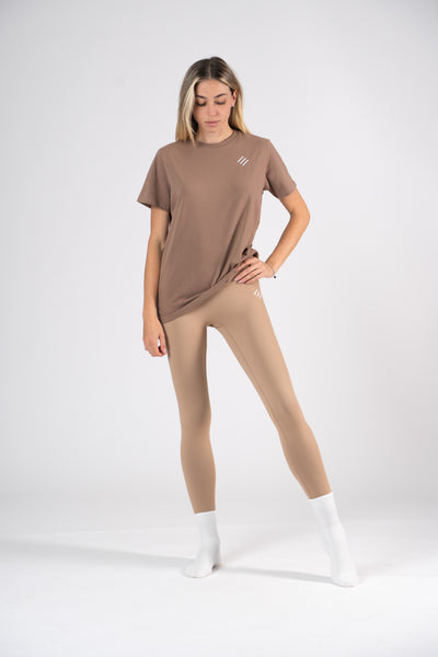 T-shirt | oversize | Brown