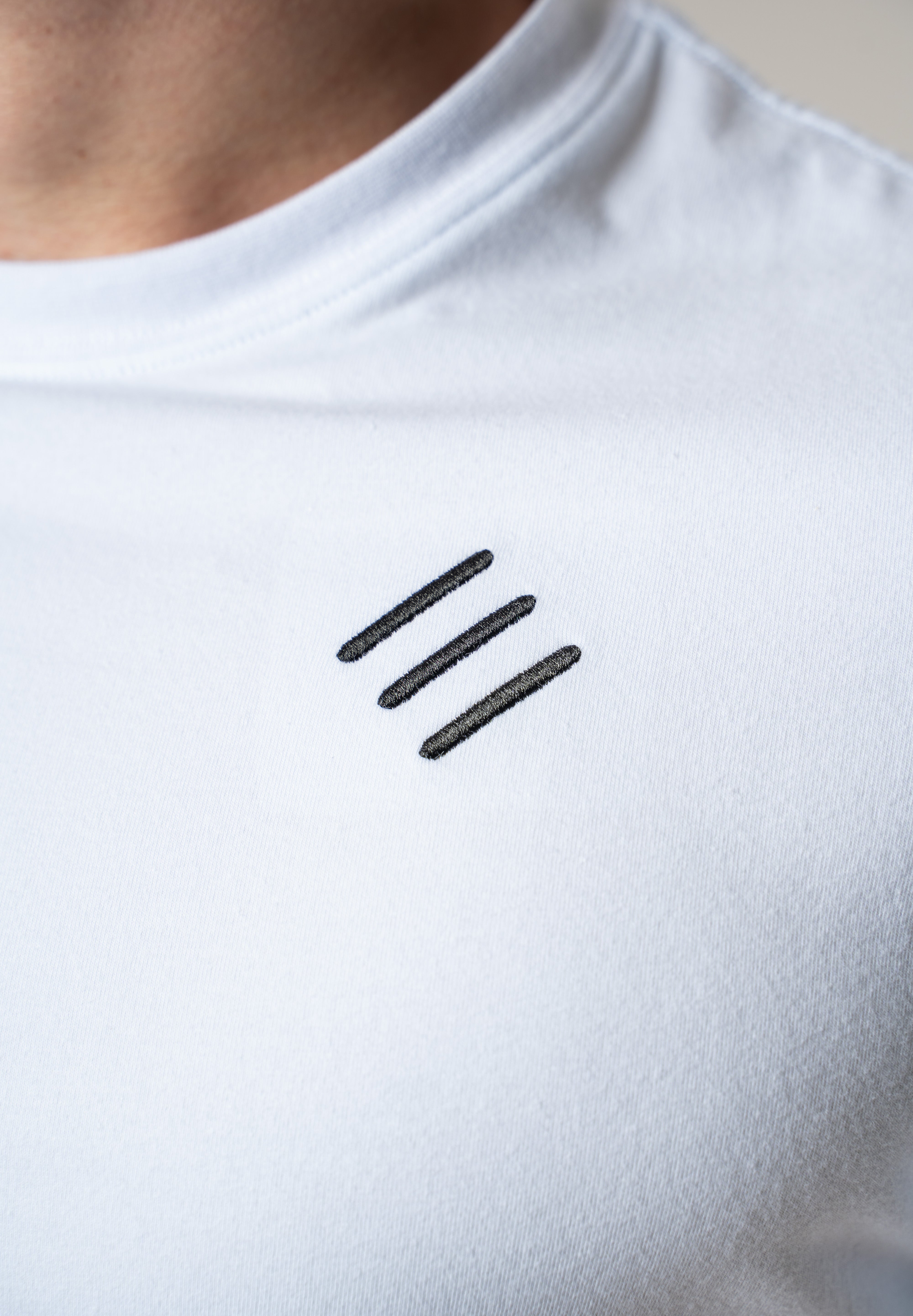 Men's T-shirt slim fit white Extreme Timeless