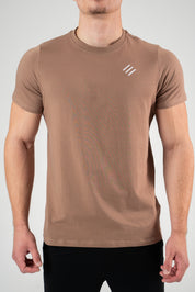 Pánské krátké tričko hnědé Extreme Timeless