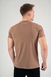 Pánské krátké tričko hnědé Extreme Timeless