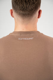 Pánské krátké tričko hnědé Extreme Timeless