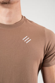 Pánské krátké tričko hnědé Extreme Timeless