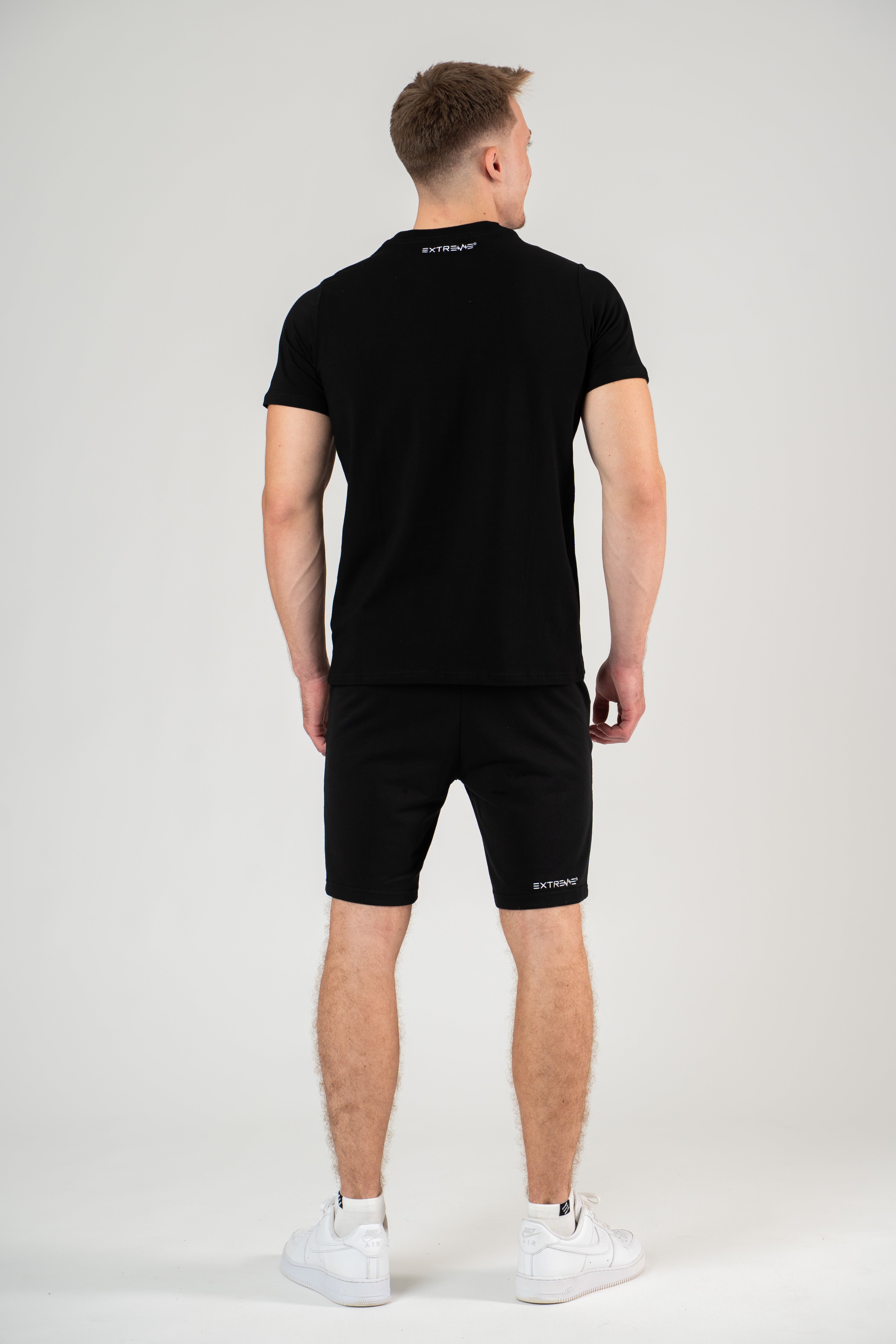 Maglietta corta da uomo nera Extreme Timeless