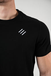 Maglietta corta da uomo nera Extreme Timeless