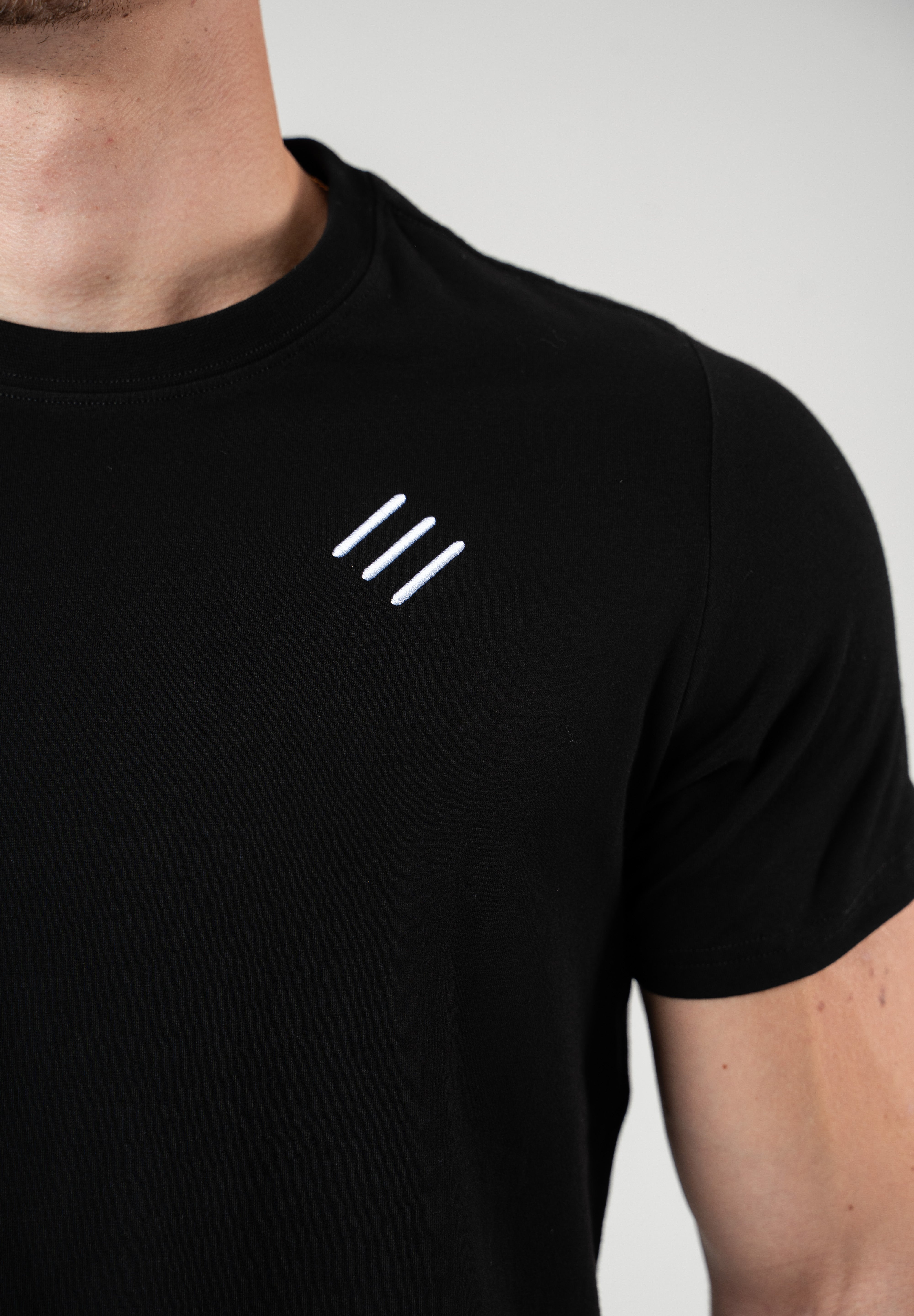 Maglietta corta da uomo nera Extreme Timeless