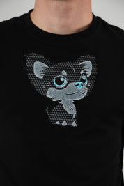 Maglietta corta da uomo nera Extreme Mascotta