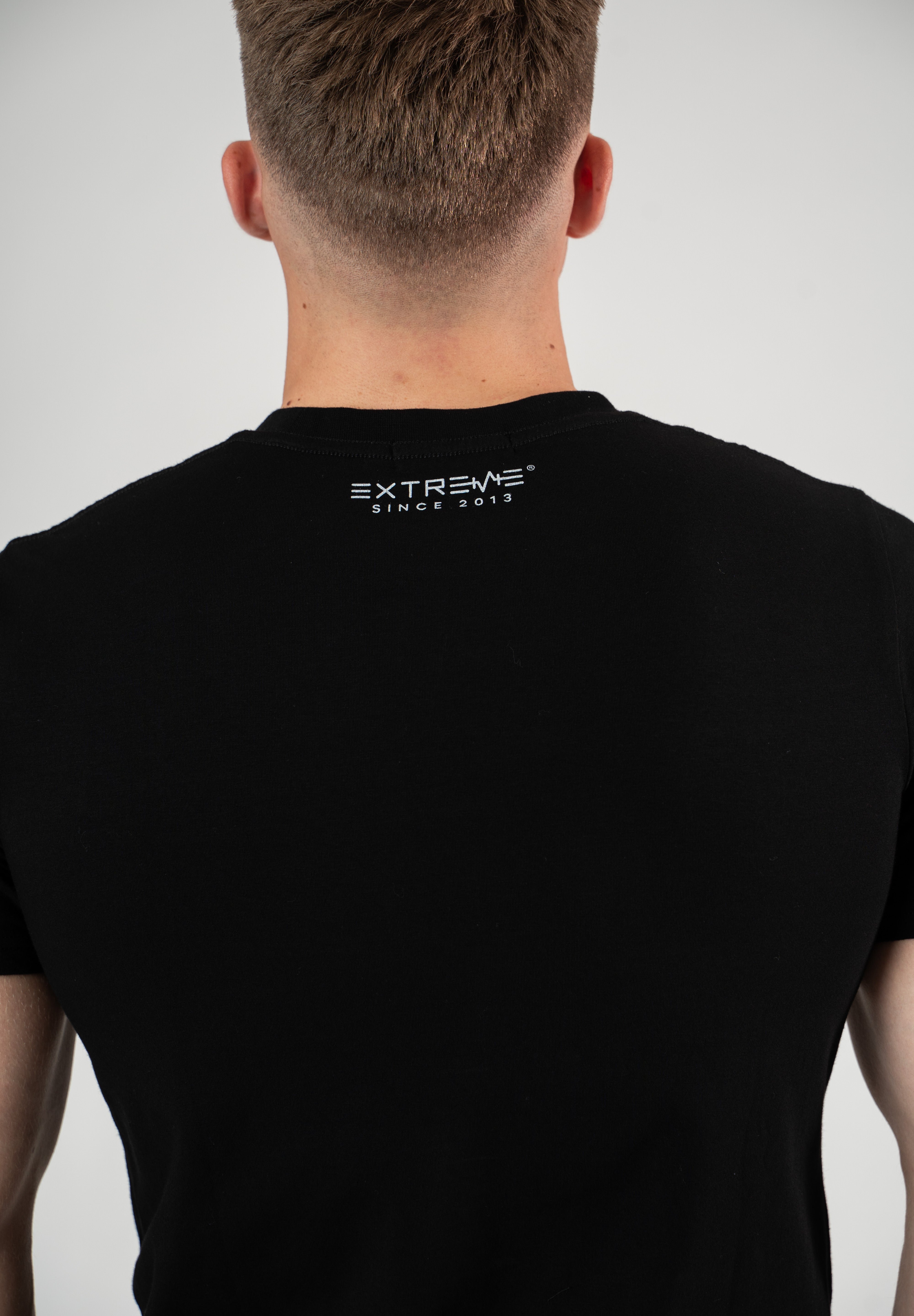Maglietta corta da uomo nera Extreme Mascotta