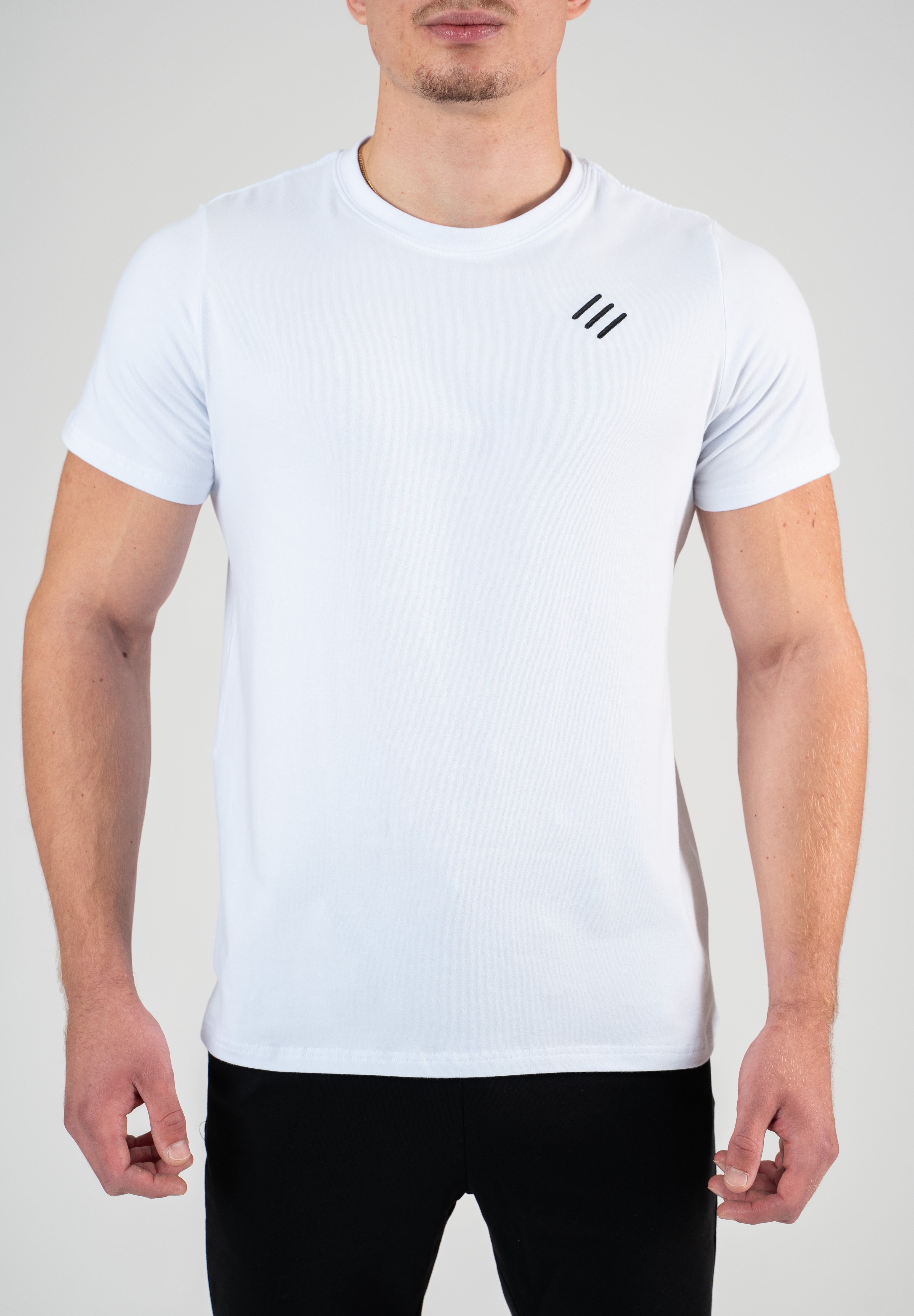 Men's T-shirt slim fit white Extreme Timeless