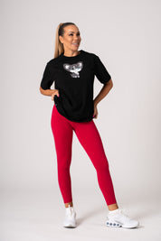 Maglietta corta nera oversize Extreme Mascotta