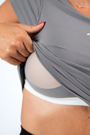 Crop Top | Grigio