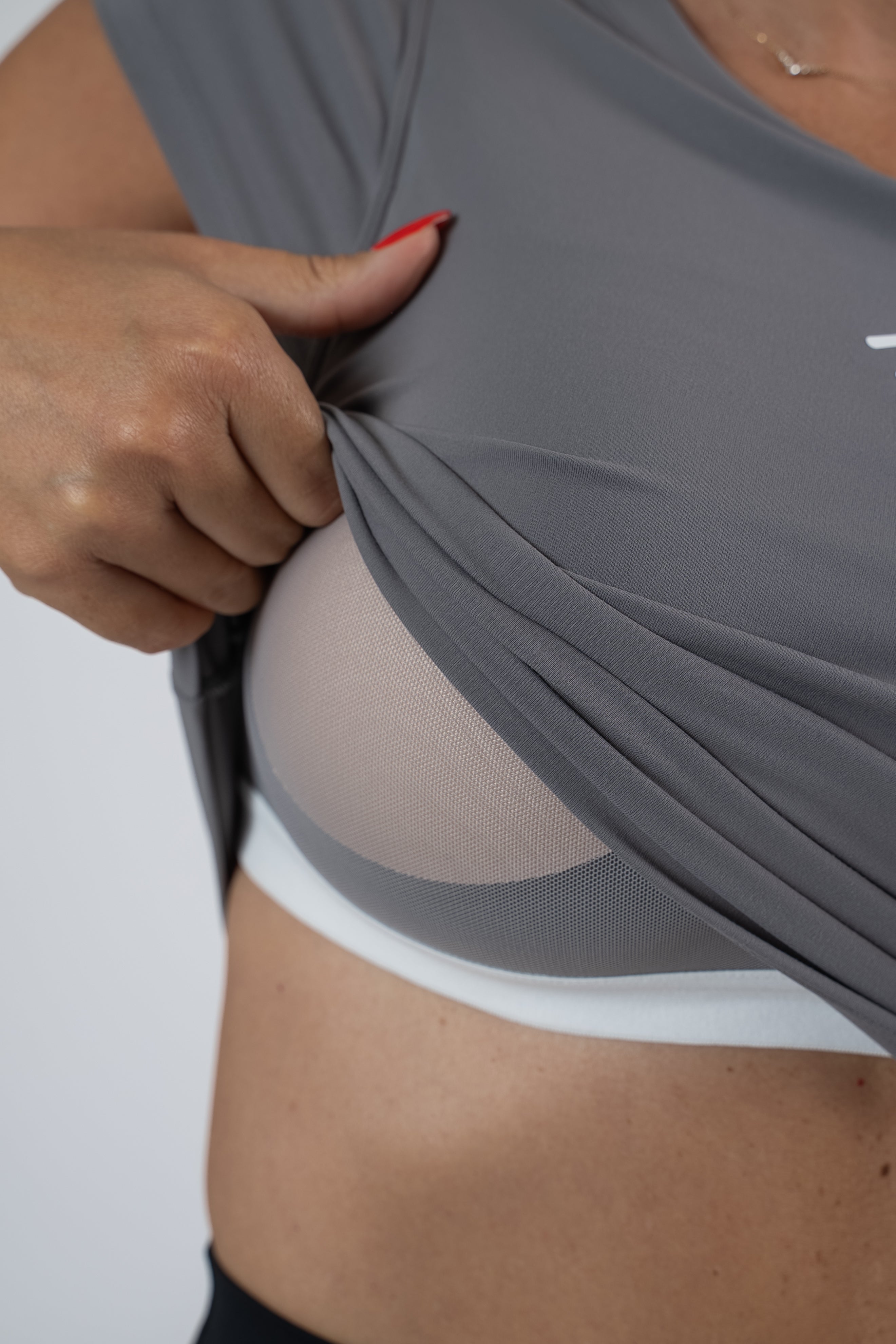 Crop Top | Grey