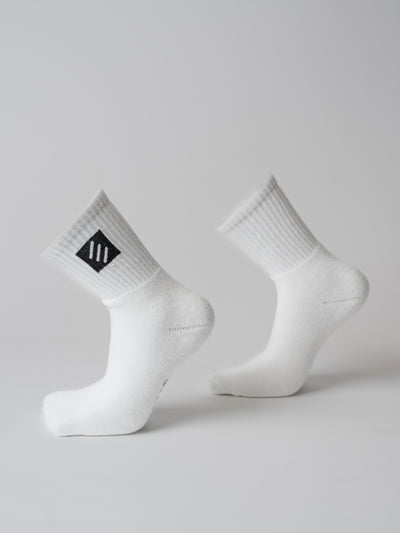 Comfort High Socks  | White