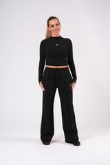 Extreme Edge – Soft Skin Longline Top | Black