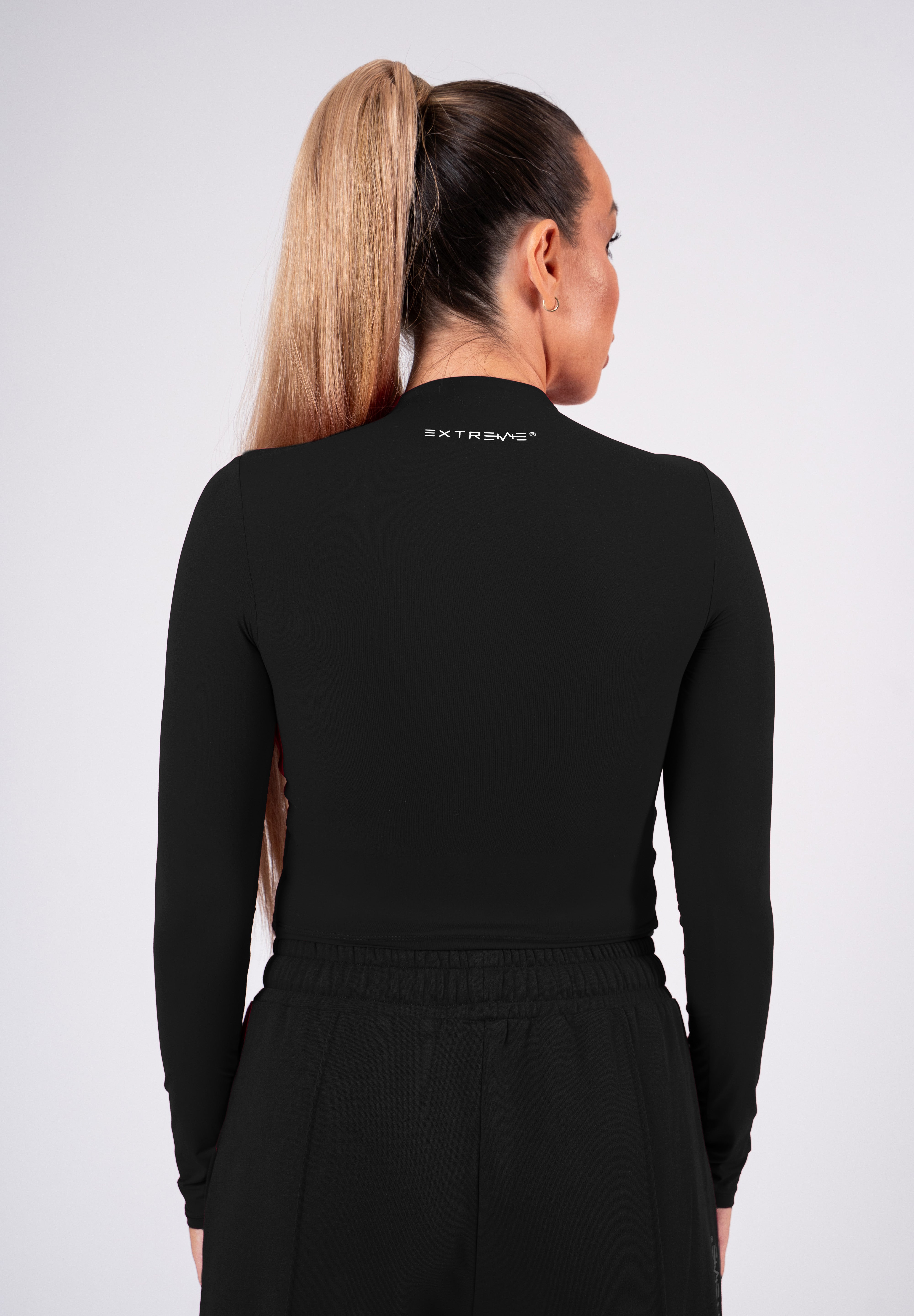Maglietta a maniche lunghe nera Extreme Edge