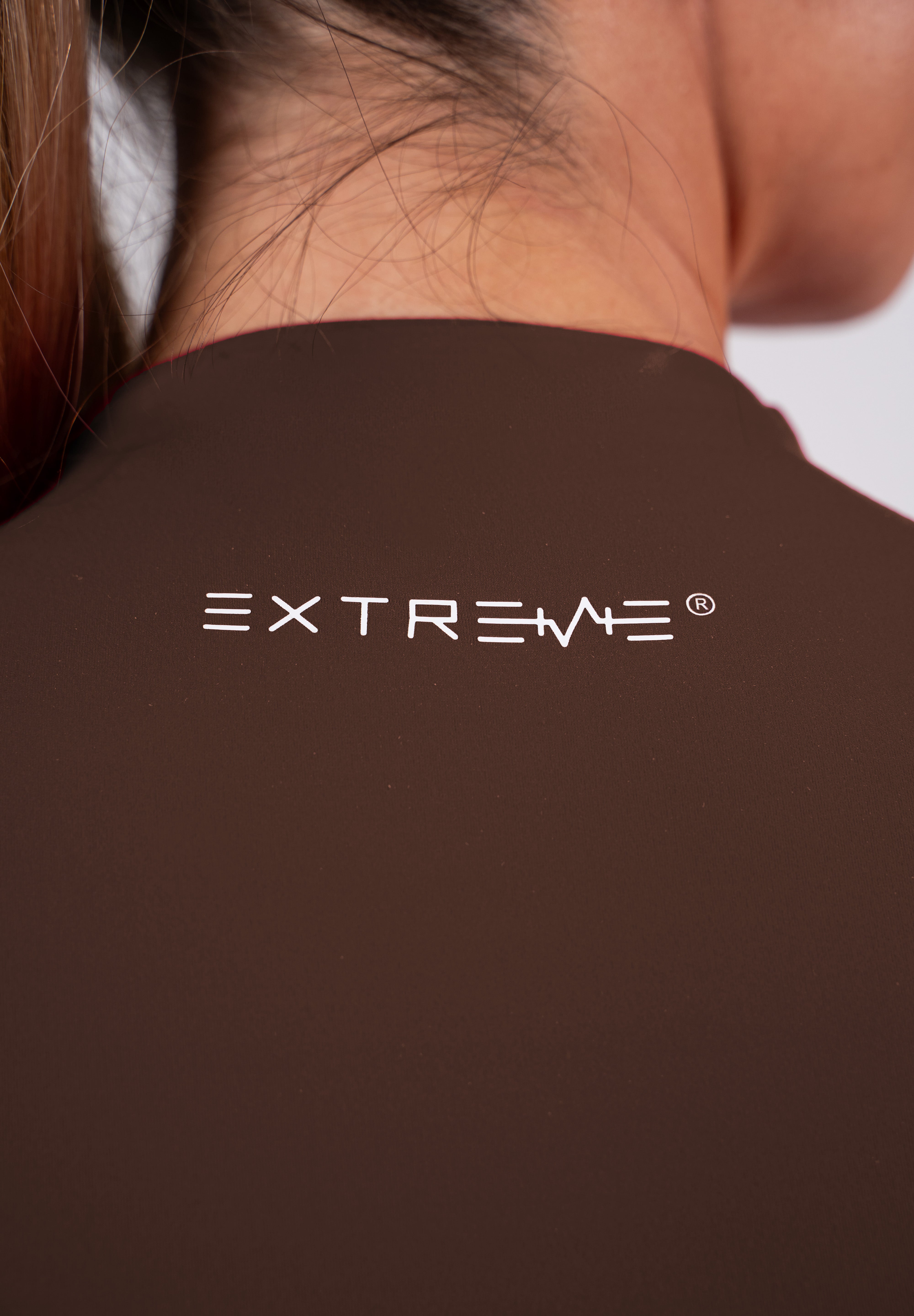 Majica z dolgimi rokavi rjava Extreme Edge