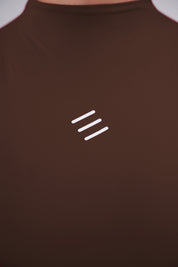 Majica z dolgimi rokavi rjava Extreme Edge