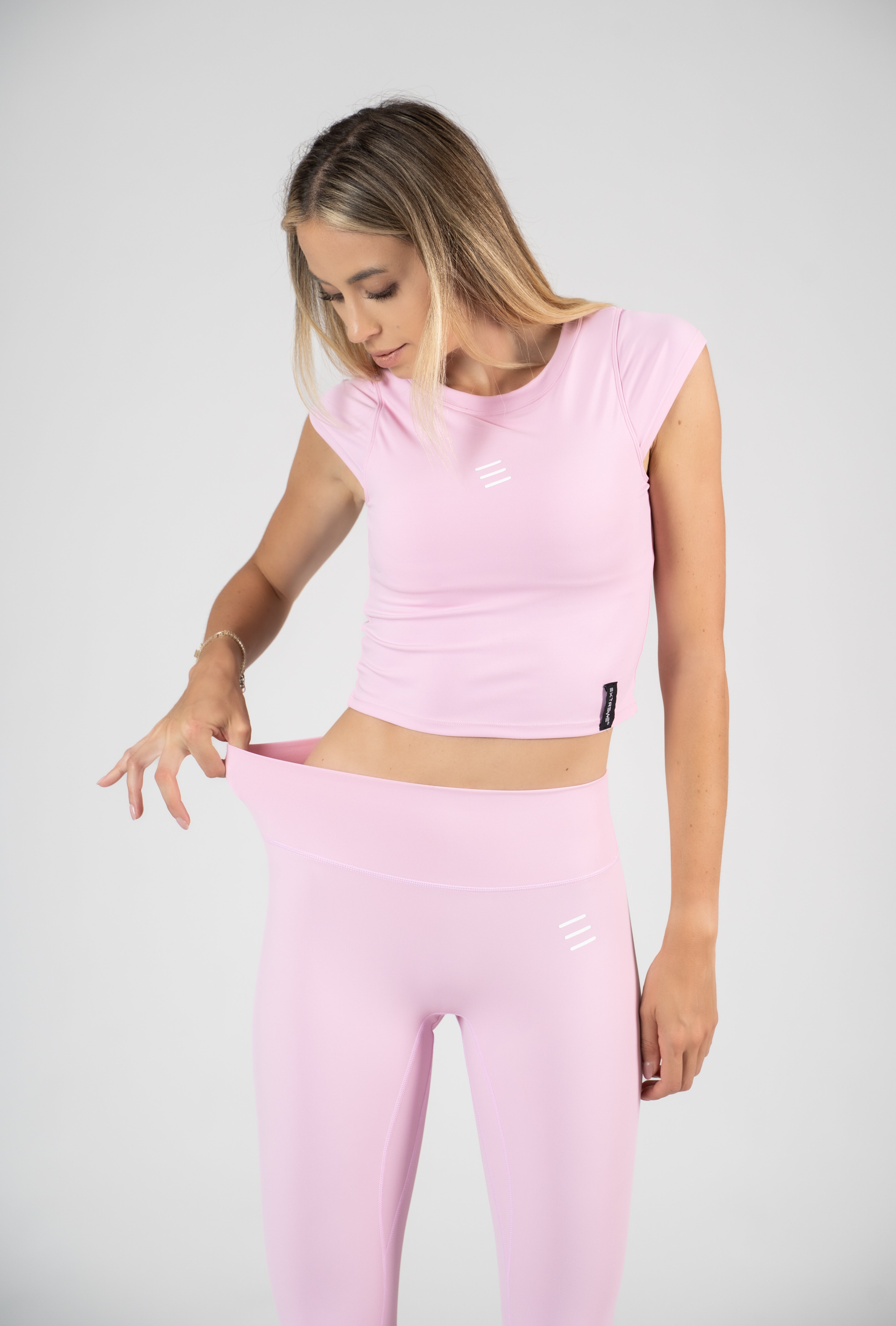 Leggings lunghi rosa Extreme Pulse