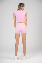 Leggings corti rosa Extreme Pulse