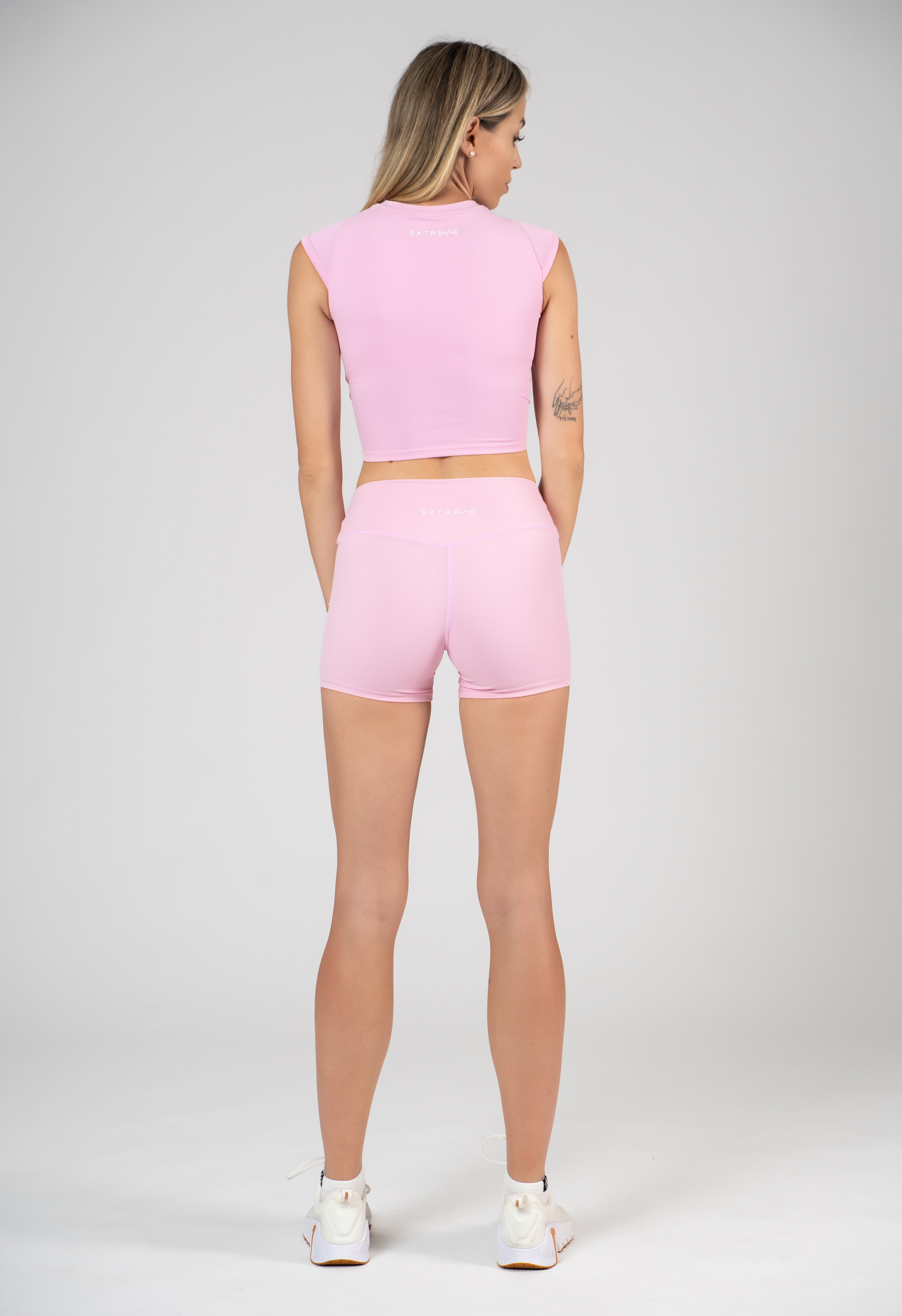 Leggings corti rosa Extreme Pulse