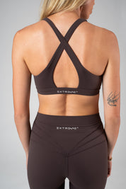 Reggiseno sportivo marrone Extreme Soft
