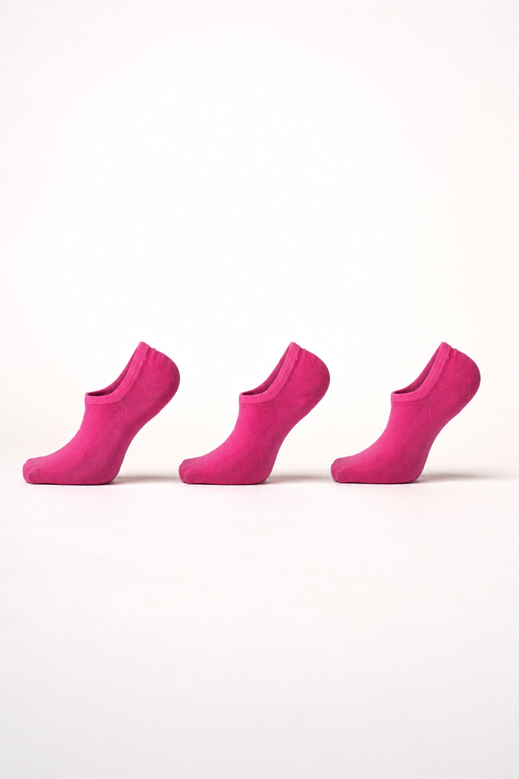 Premium Invisible Socks  | Pink (3 pairs)