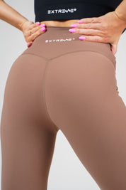 Pantaloni flare marroni Extreme Serenity