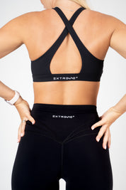 Reggiseno sportivo nero Extreme Soft