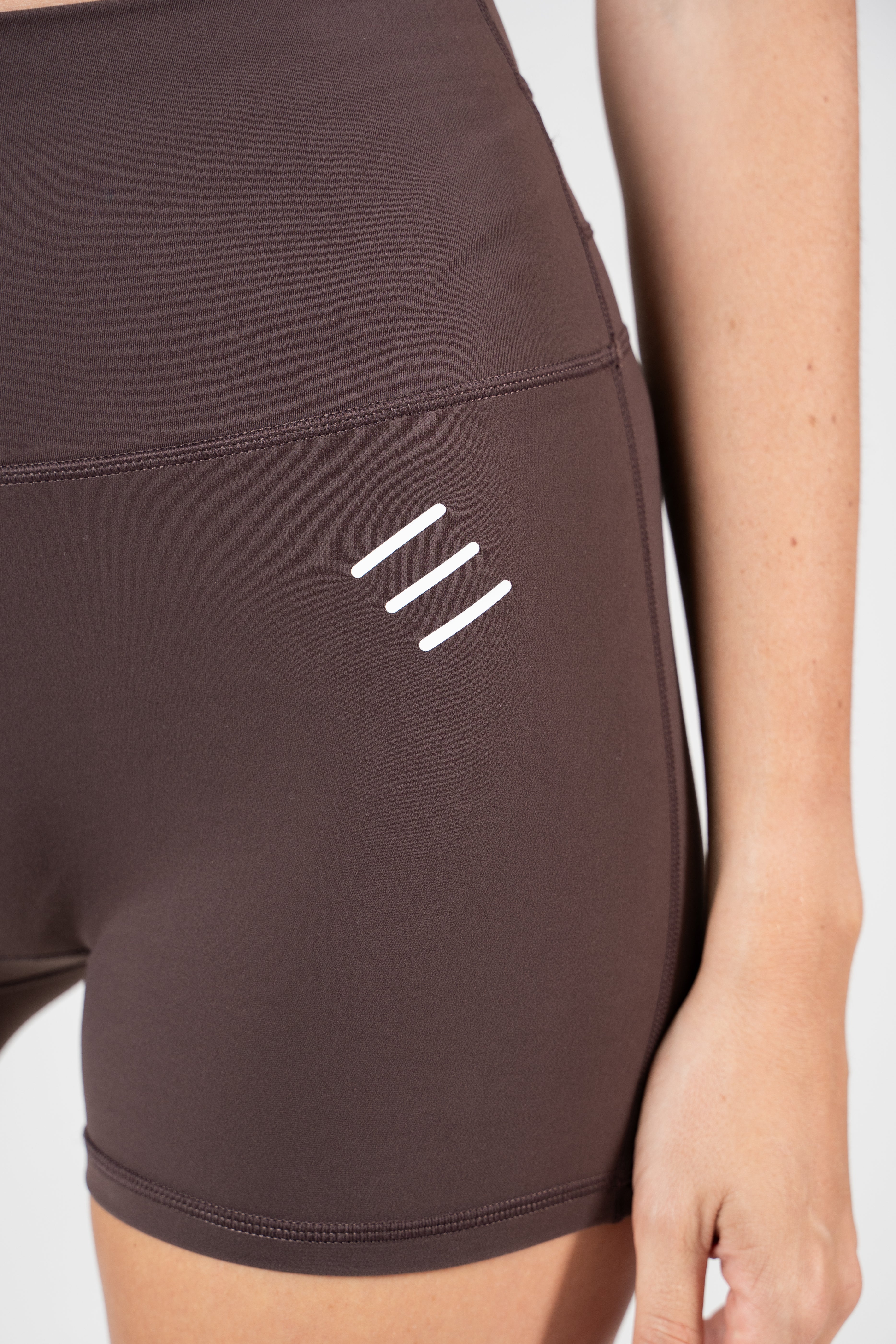 Leggings corti marroni Extreme Soft