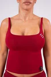 Top sportivo rosso Extreme Edge